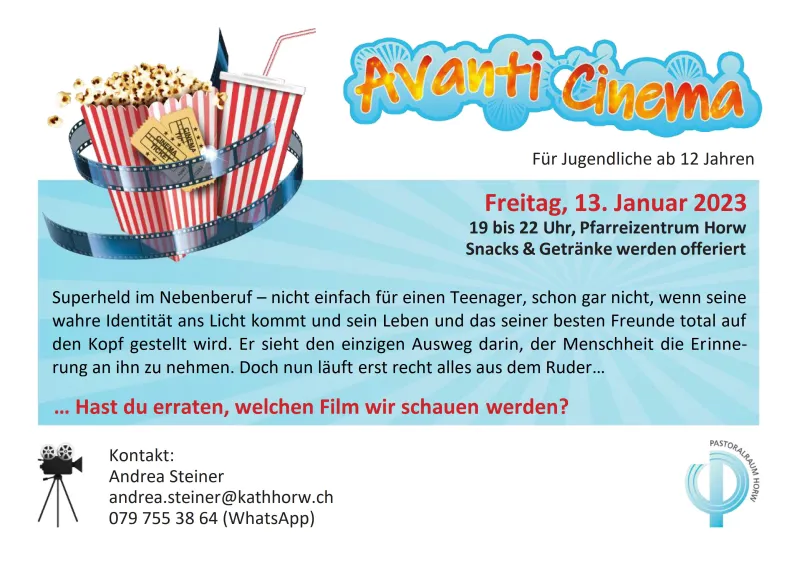 2023-01-13 Avanti Cinema Flyer (Foto: Benedikt Wey) 2023-01-13 Avanti Cinema Flyer (Foto: Benedikt Wey)