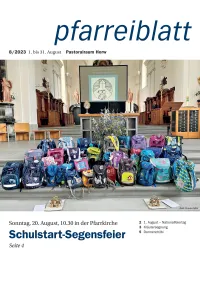 Pfarreiblatt 08-23 Titelseite (Foto: Benedikt Wey)